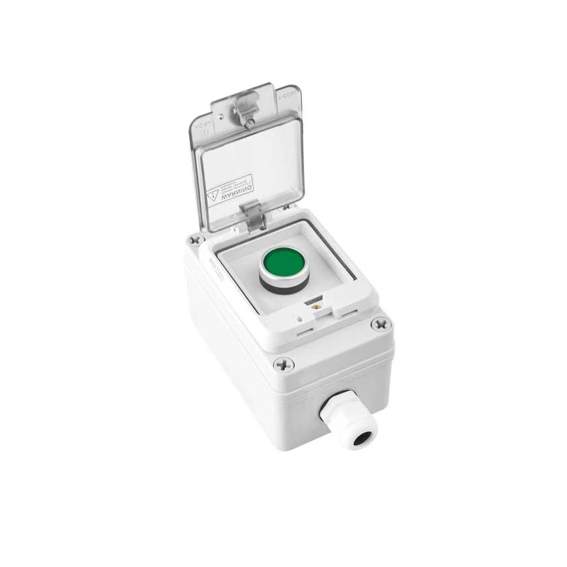 QL-LINRUN Push Button Box Momentary Green Push Button Station Box - Image 1